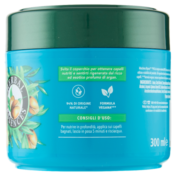 Herbal Essences Ripara olio di argan Maschera per Capelli 300 ml