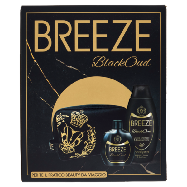 Breeze BlackOud Doccia-Shampoo & Bagnoschiuma 400 mL + Deodorante Squeeze 100 mL