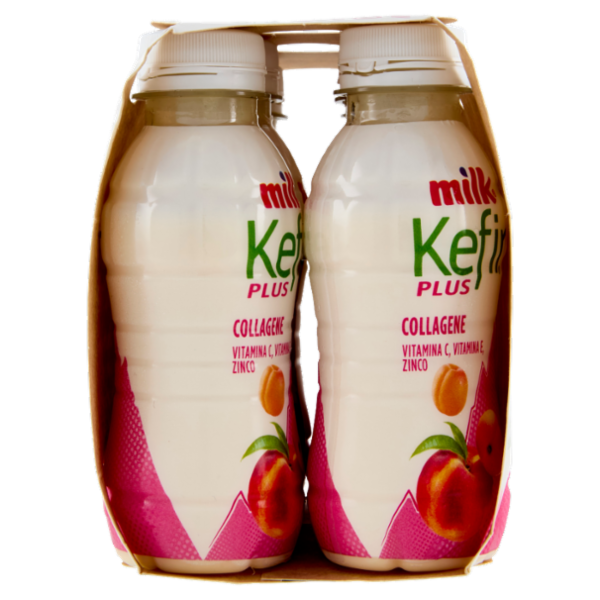 Milk Kefir Plus con Collagene Pesca e Albicocca 6 x 100 g