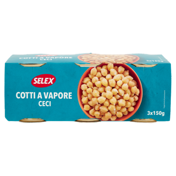 Selex Ceci Cotti a Vapore 3x150 g