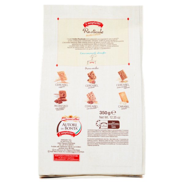 Campiello Rusticale Ricotta e limone 350 g