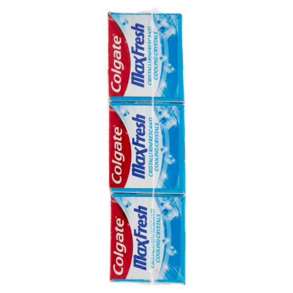 Colgate dentifricio Max Fresh Cristalli Rinfrescanti 3x75 ml