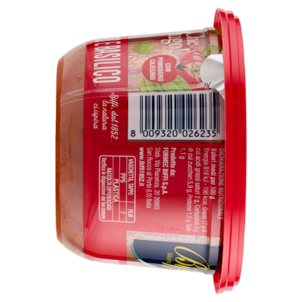 Biffi Che Sugo! Sugo al Pomodoro e Basilico 200 g