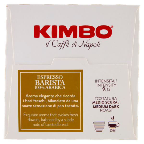 Kimbo Espresso Barista 100% Arabica Capsule Compatibili con le Macchine Nescafè Dolce Gusto* 16 x 7g