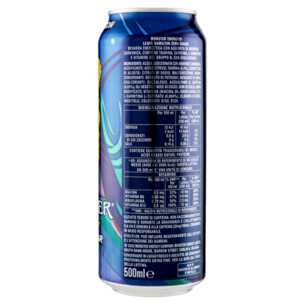 Monster Energy Lewis Hamilton Zero Sugar 500 ml