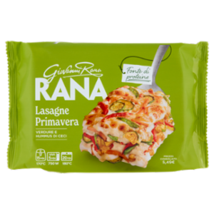 Giovanni Rana Lasagne Primavera Verdure e Hummus Di Ceci 350 g