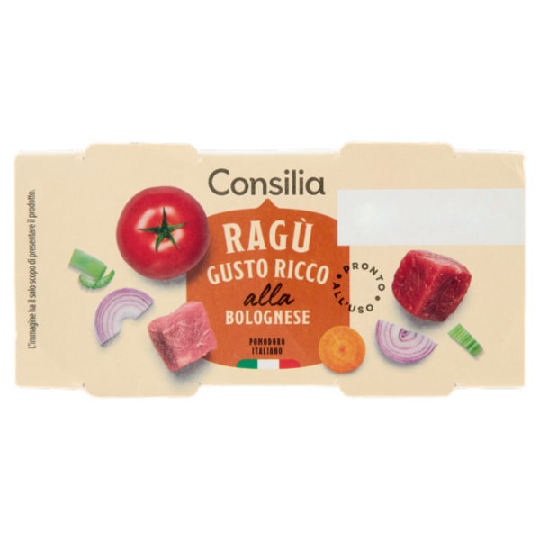 Consilia Ragù Gusto Ricco alla Bolognese 2x180 g
