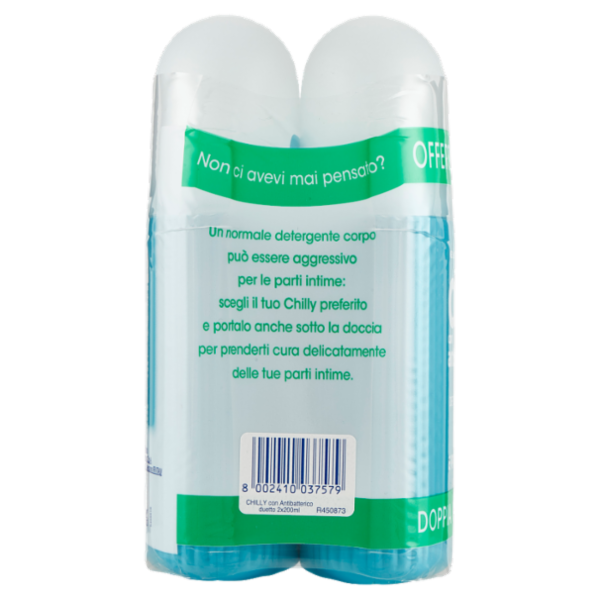 Chilly con antibatterico Detergente Intimo 2 x 200 ml