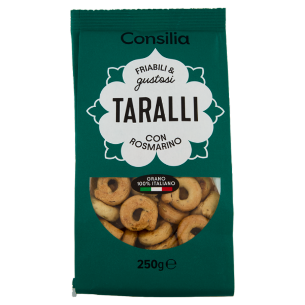 Consilia Taralli con Rosmarino 250 g