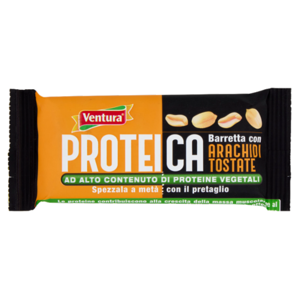 Ventura Proteica Barretta con arachidi Tostate 50 g