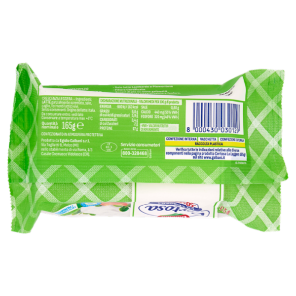 Galbani Certosa la Leggera Crescenza italiana 165 g