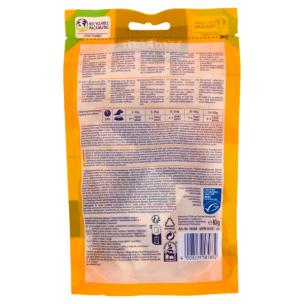 Vitakraft pure Chicken Duo Fish Pollo e pesce 80 g
