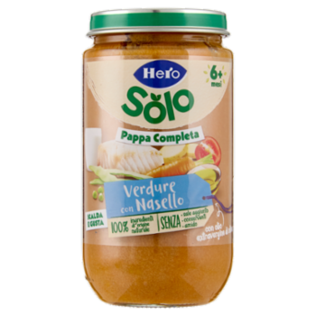 Hero Solo Pappa Completa Verdure Con Nasello 235 g