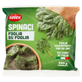 Selex Spinaci a Cubetti Surgelati 450 g