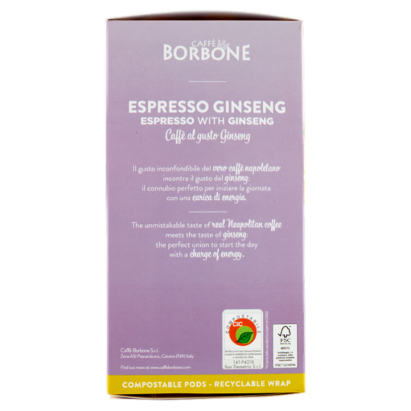 Caffè Borbone Espresso Ginseng Cialda Compostabile 18 x 7 g