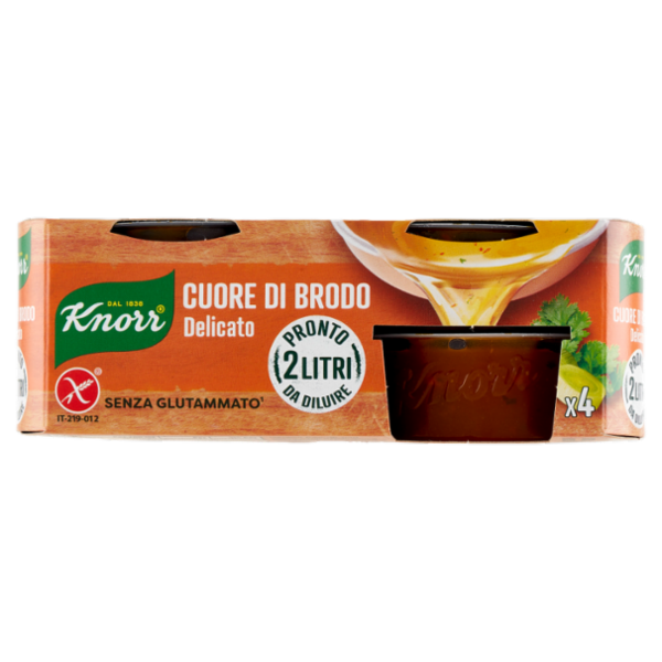Knorr Cuore di Brodo Delicato 4 x 28 g