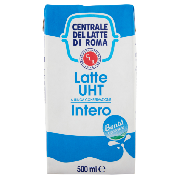 Centrale del Latte di Roma Latte UHT a Lunga Conservazione Intero 500 ml
