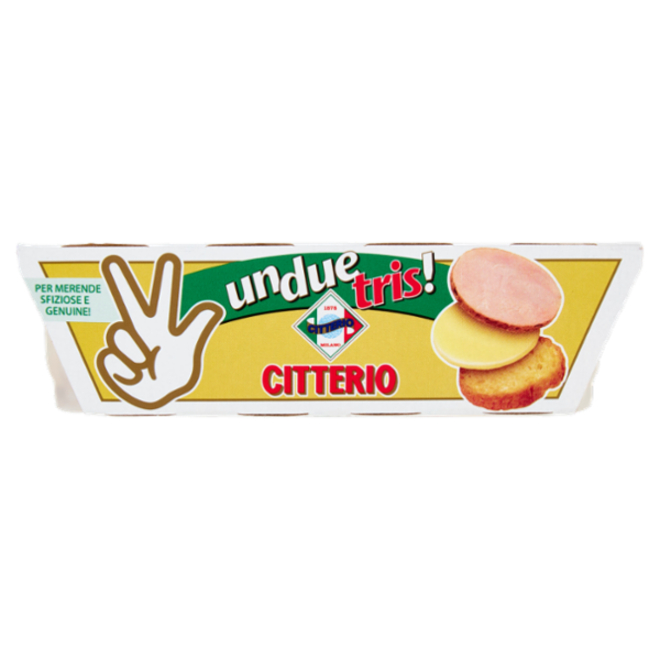Citterio UnDueTris! Petto di Tacchino al Forno con Formaggio e Crostini 100 g