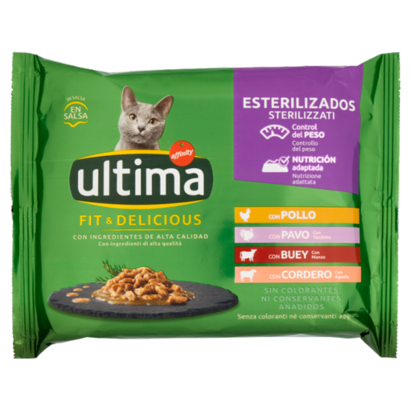 ultima Cat Fit & Delicious Sterilizzati 4 x 85 g