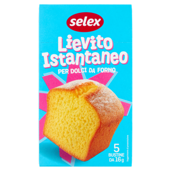 Selex Lievito per Dolci in Bustine 5x16 g