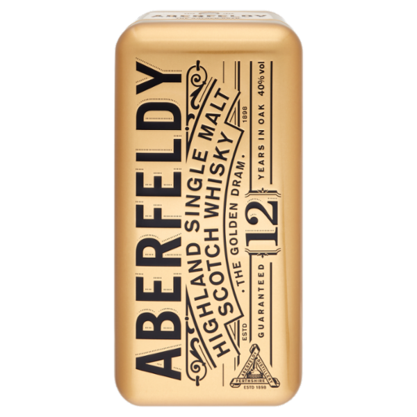 Aberfeldy Gold 12 Years gift pack 700 ml