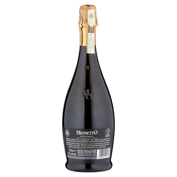 Mionetto valdobbiadene prosecco superiore docg extra dry 750 ml