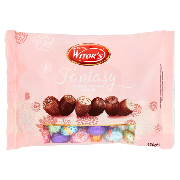 Witor's Fantasy Ovetti di Cioccolato assortiti 450 g