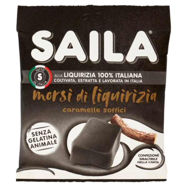 Saila morsi di liquirizia caramelle soffici 100 g