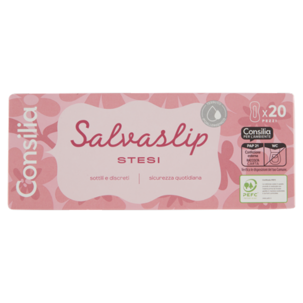 Consilia Salvaslip Stesi 20 pezzi