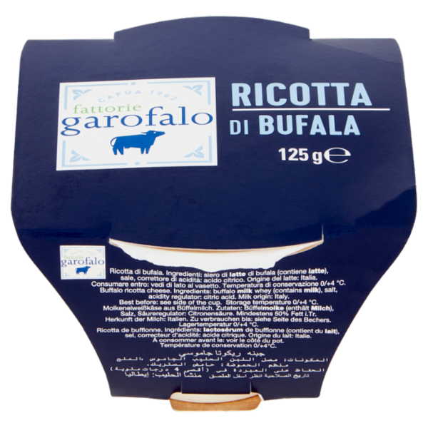 fattorie garofalo Ricotta di Bufala 125 g