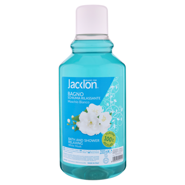 Jacklon Bagno Schiuma Rilassante Muschio Bianco 2000 ml