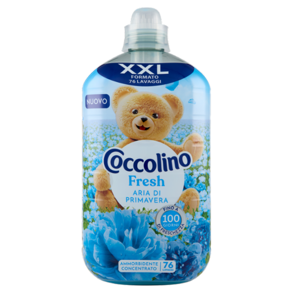 Coccolino Ammorbidente Concentrato Fresh Aria di Primavera 76 Lavaggi 1750 ml