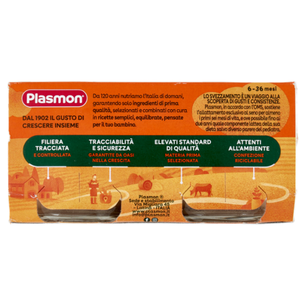 Plasmon Omogeneizzato Platessa con patate 2 x 80 g