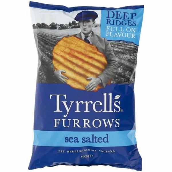 Tyrrells Patatine Rustiche Sea Salted 150g