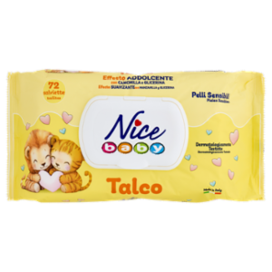 Nice Baby Talco Salviette 72 Pz