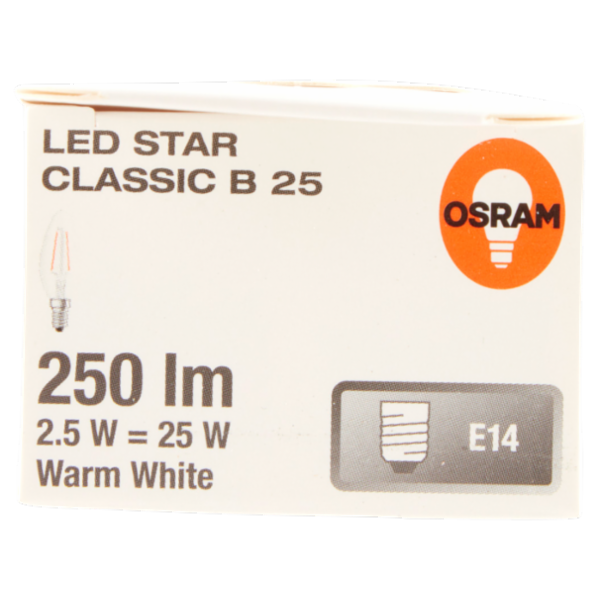 Osram Led Star Classic B 25 Warm White 2.5 W E14