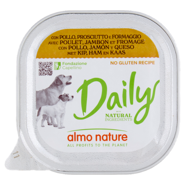 almo nature Daily con Pollo, Prosciutto e Formaggio 100 g