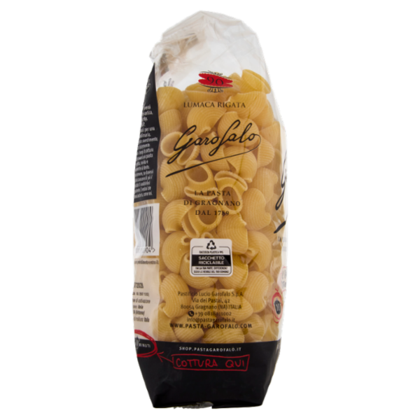 Garofalo Lumaca Rigata 90 Pasta di Gragnano IGP 500 g