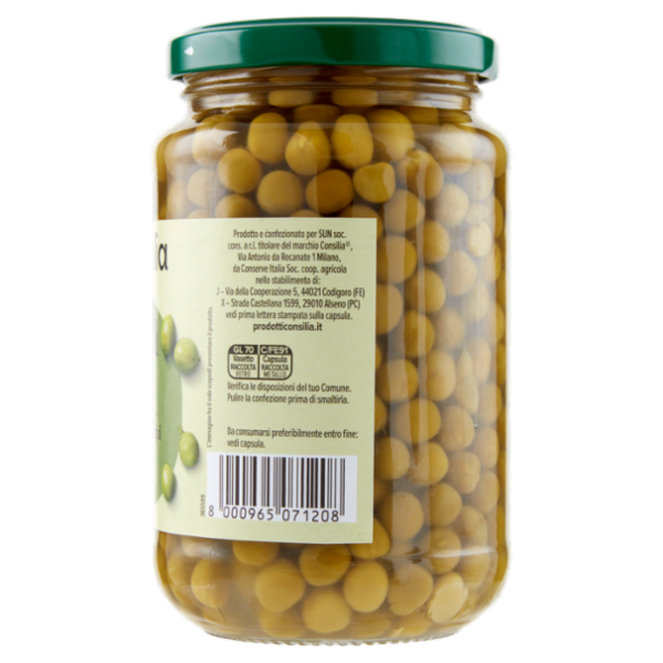 Consilia Piselli Fini Lessati 360 g