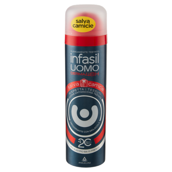 infasil Uomo Derma48H Deospray salva camicie 150 ml