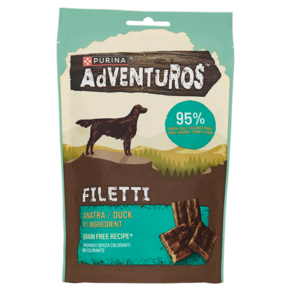 PURINA ADVENTUROS Filetti Anatra, Pollo, Tacchino e Maiale 70 g