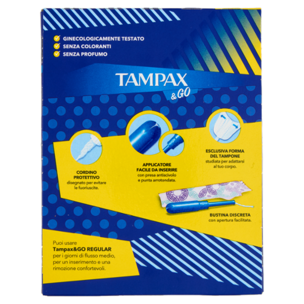 Tampax & Go Regular 18 pz