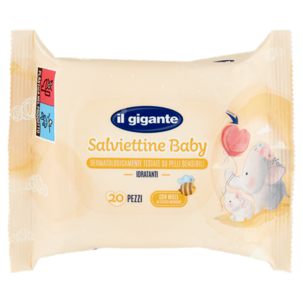 IL GIGANTE Salviettine Baby Idratanti 20 pz
