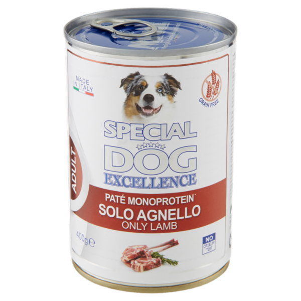 Special Dog Excellence Adult Patè Monoprotein* Solo Agnello 400 g