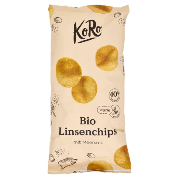 KoRo Bio Linsenchips mit Meersalz 100 g
