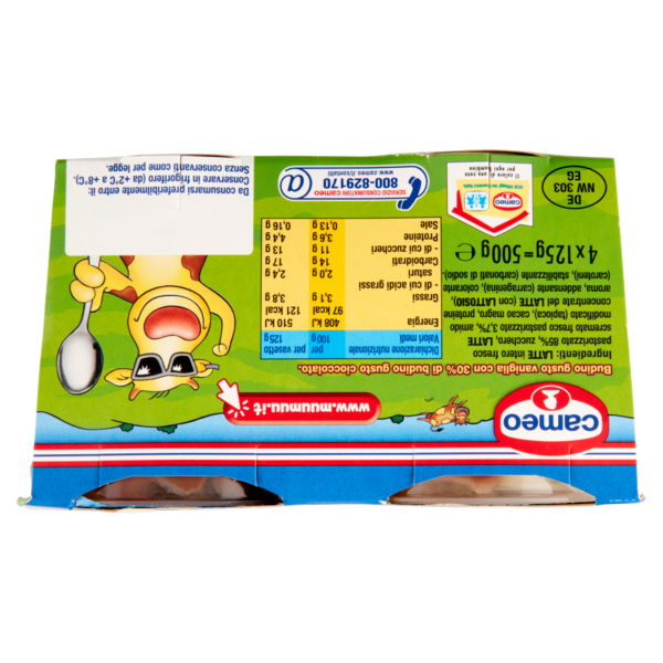 cameo Muu Muu Gusto Vaniglia 4 x 125 g