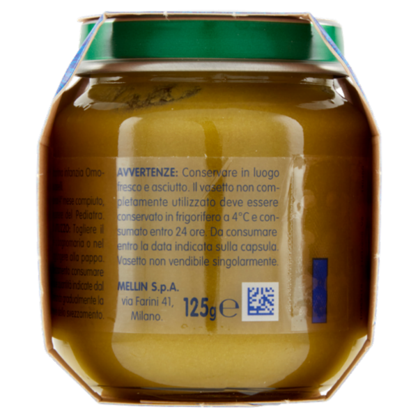 Mellin Piselli 100% Naturale Omogeneizzato 2 x 125 g