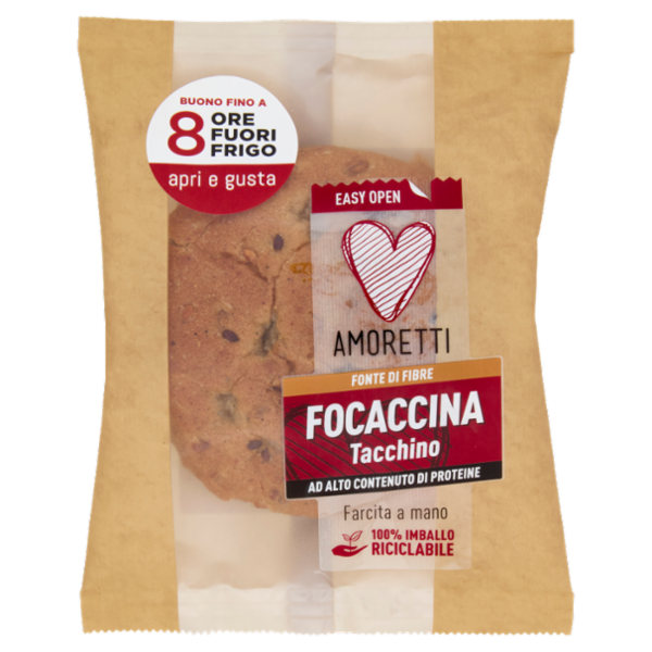 Amoretti Focaccina Tacchino 80 g
