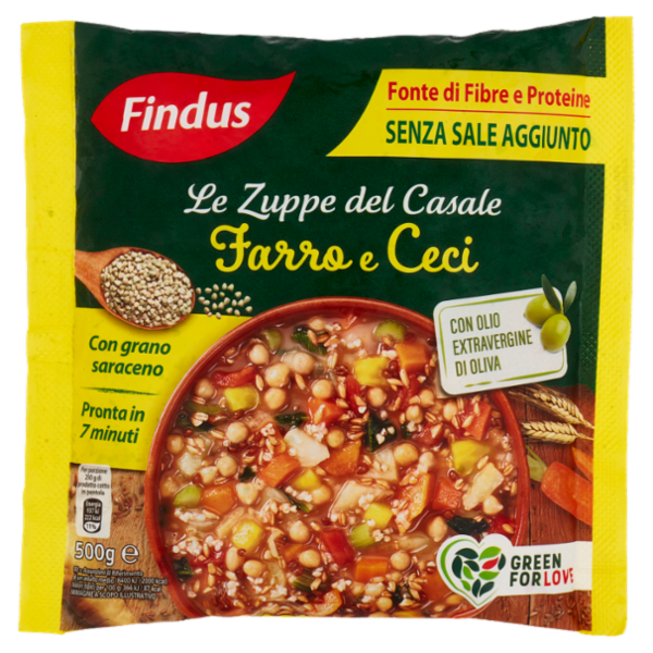 Findus Le Zuppe del Casale Farro e Ceci 500 g