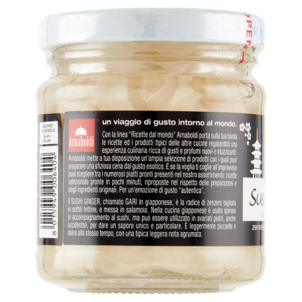Arnaboldi Sushi Ginger alla Giapponese zenzero in salamoia per sushi 190 g